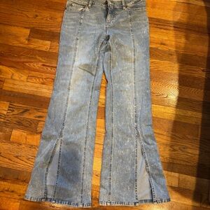 Women's Blue Flared Jeans